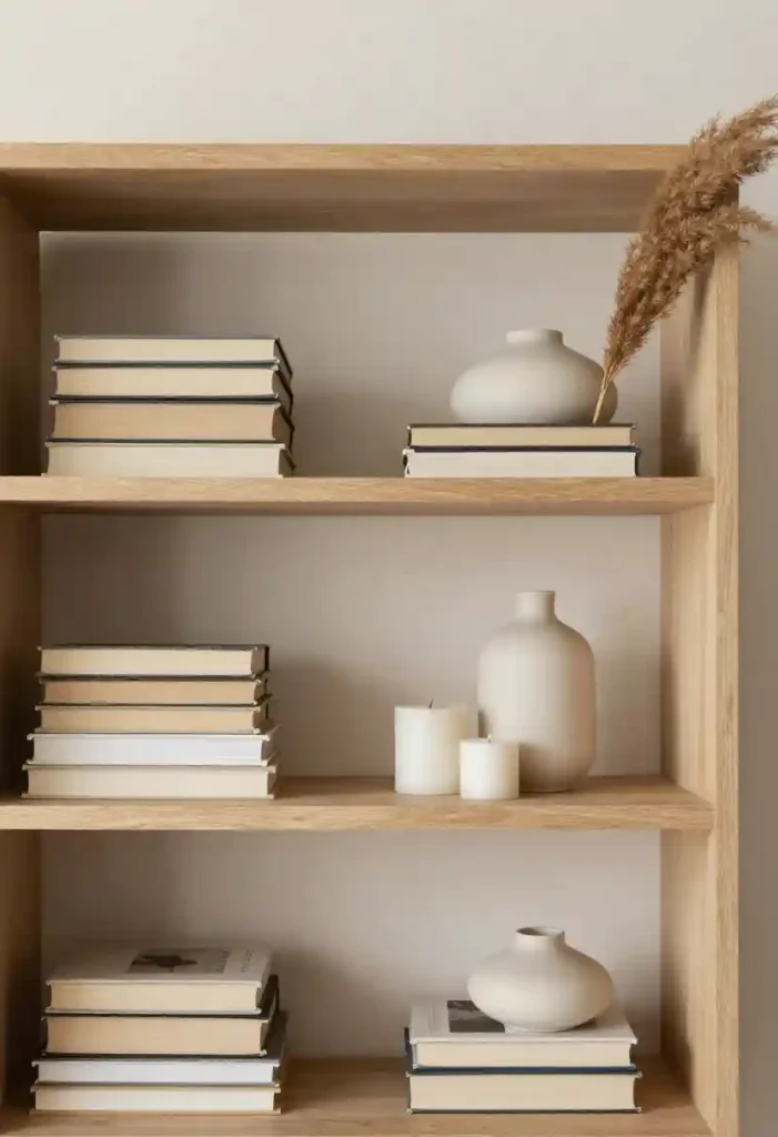 Mix Books With Decorative Objects