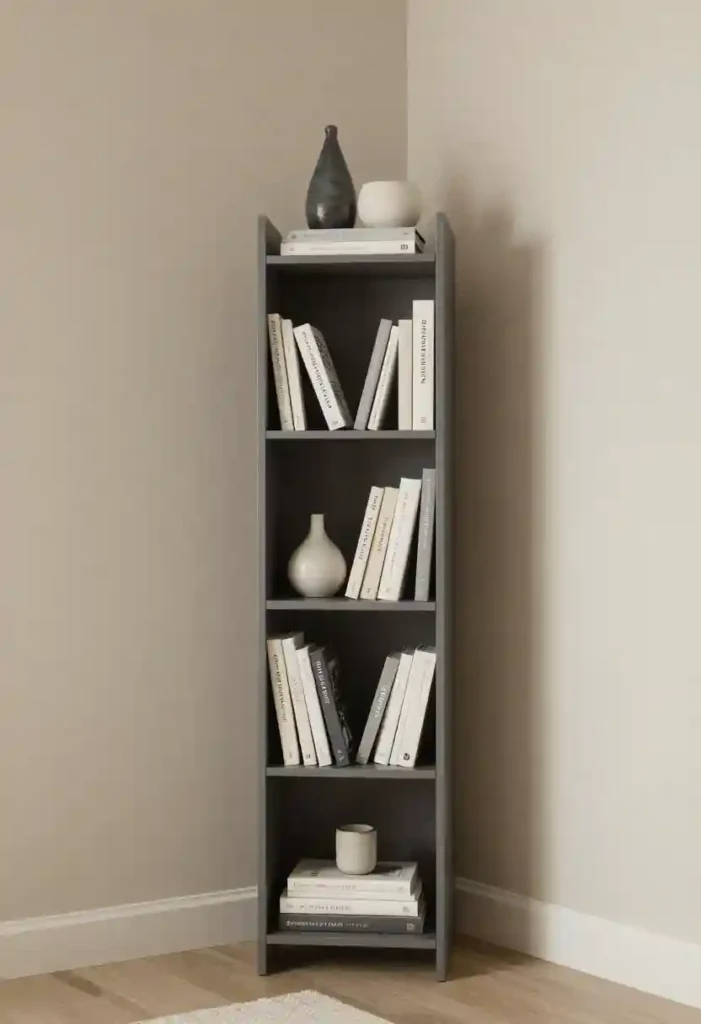Tall and Narrow Bookshelves