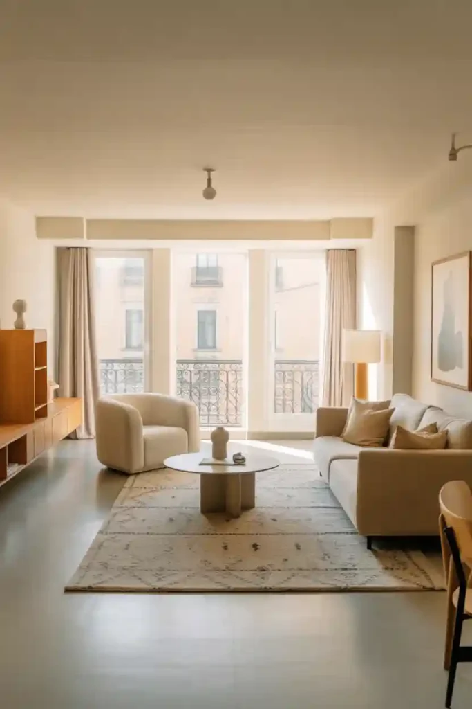 Use a Large Area Rug to Define the Space