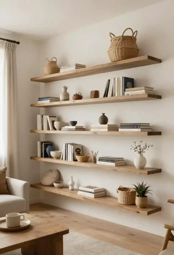 Wall-Mounted Shelving