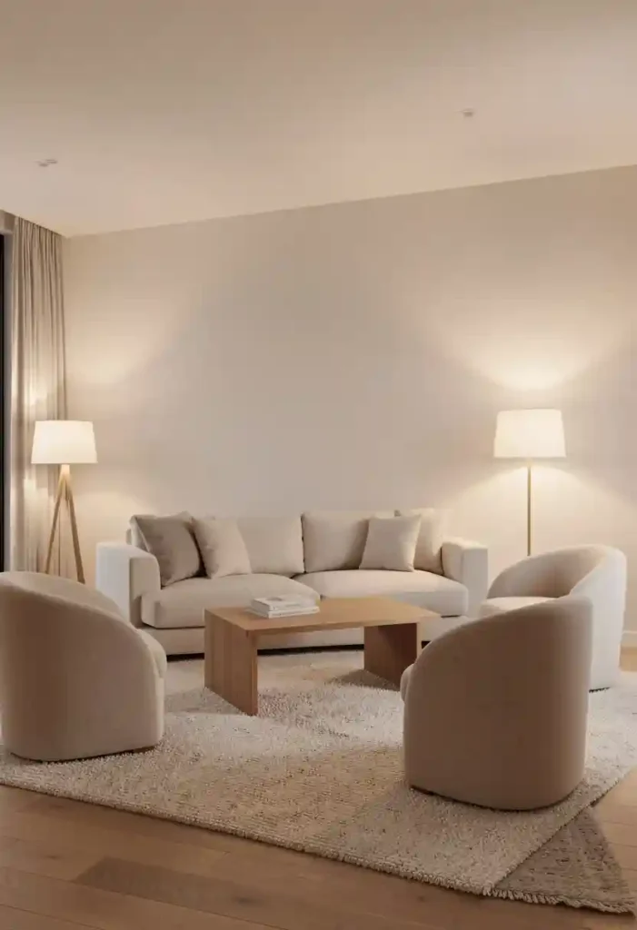 Cozy, Low-Profile Furniture