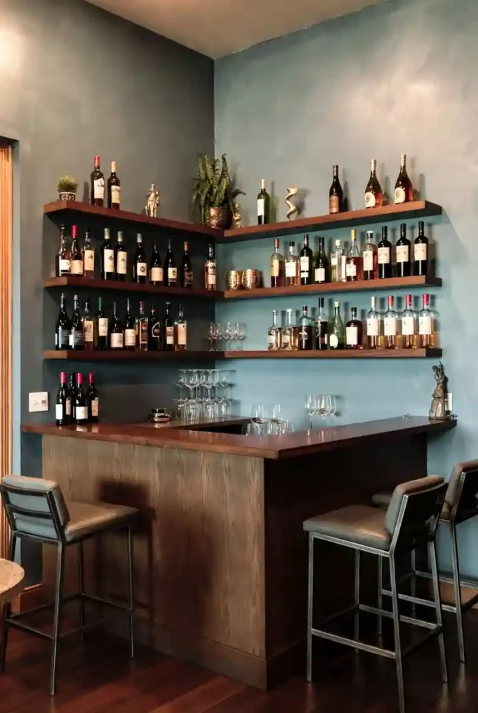 Dining Room Corner Bar Setup