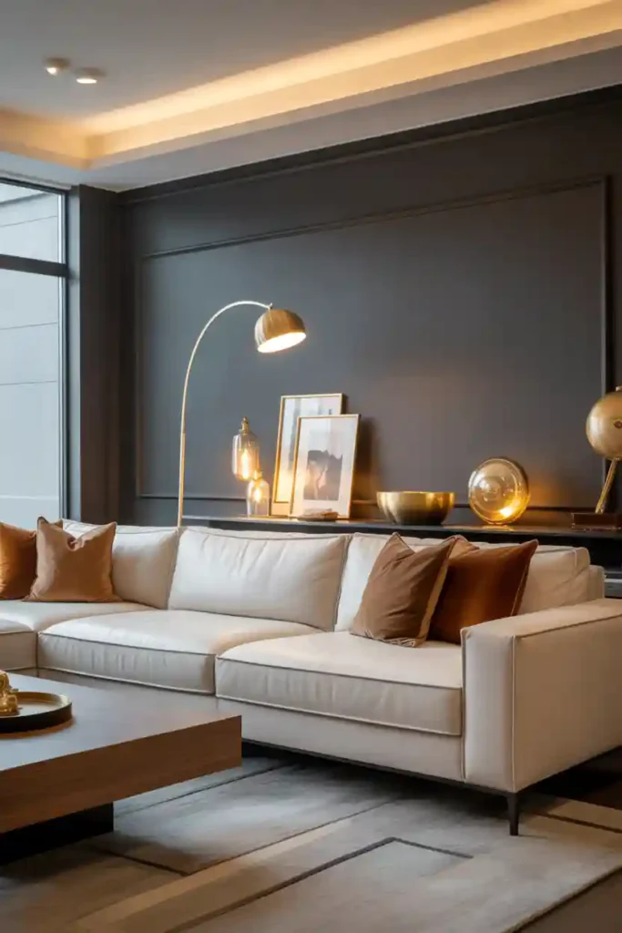 Dramatic Black or Charcoal Walls