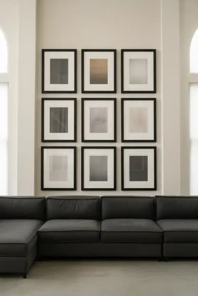 Grid Layout Gallery Wall