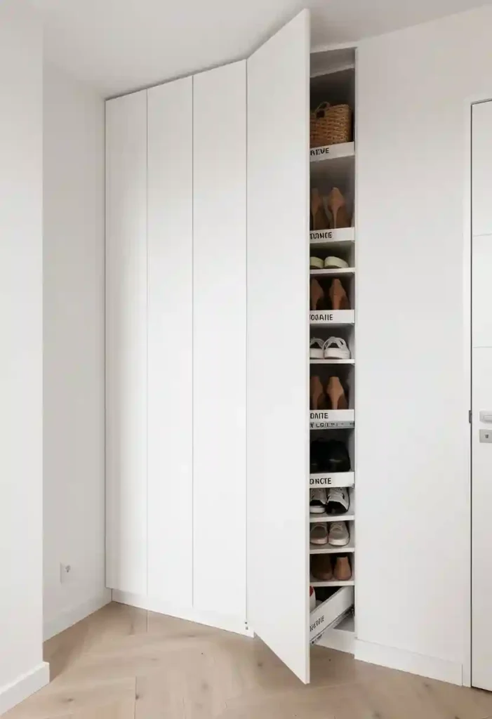 Hidden Shoe Cabinets