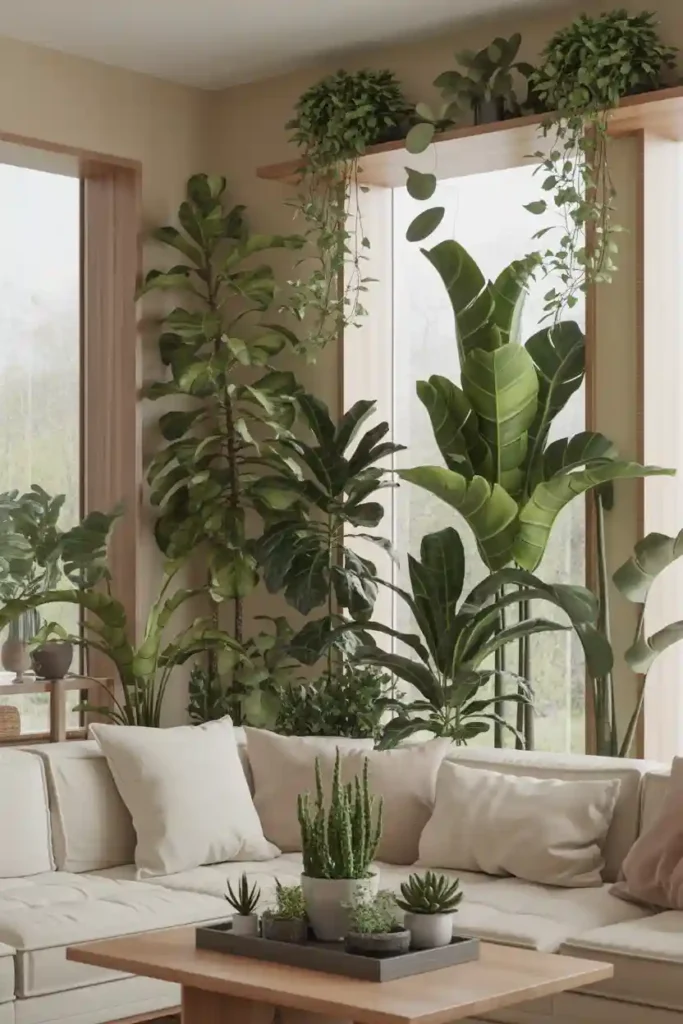 Layered Plant Display