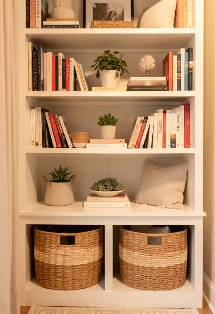 Use Decorative Storage Baskets
