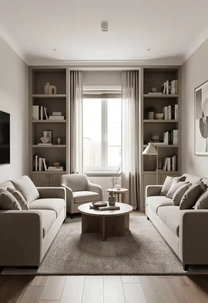 Built-In Bookshelves