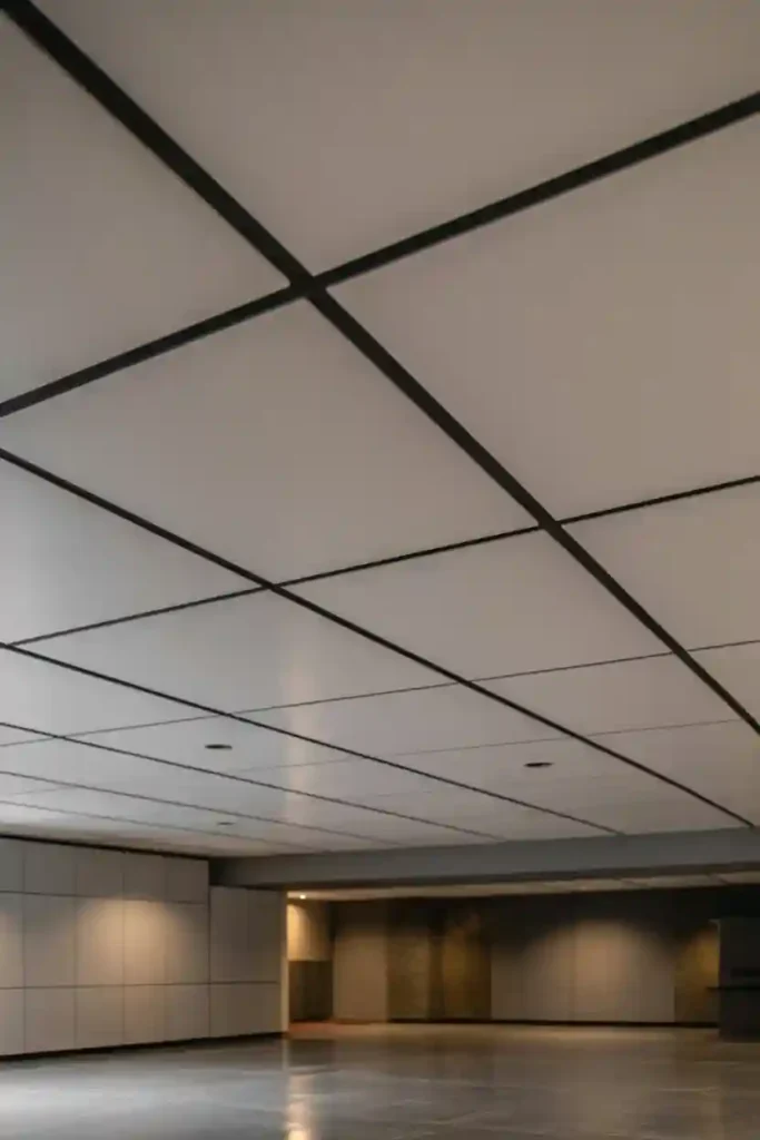  Drop Ceiling with Modern Tiles
