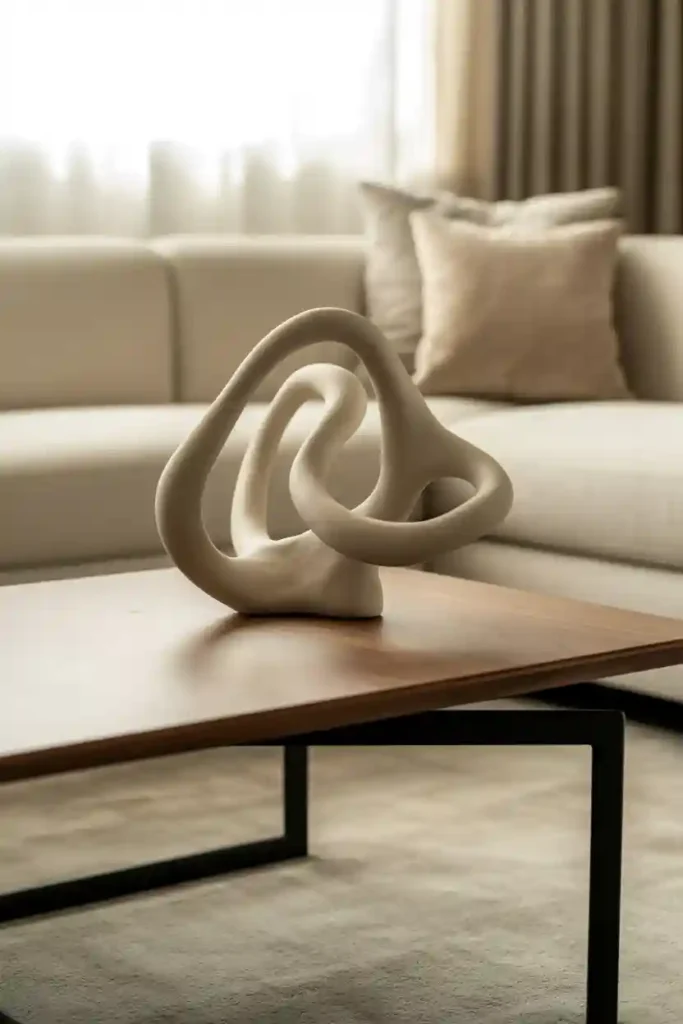 Incorporate a Sculptural Statement Piece