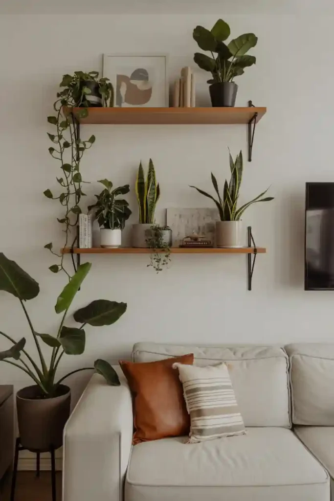 Plants on Shelves
