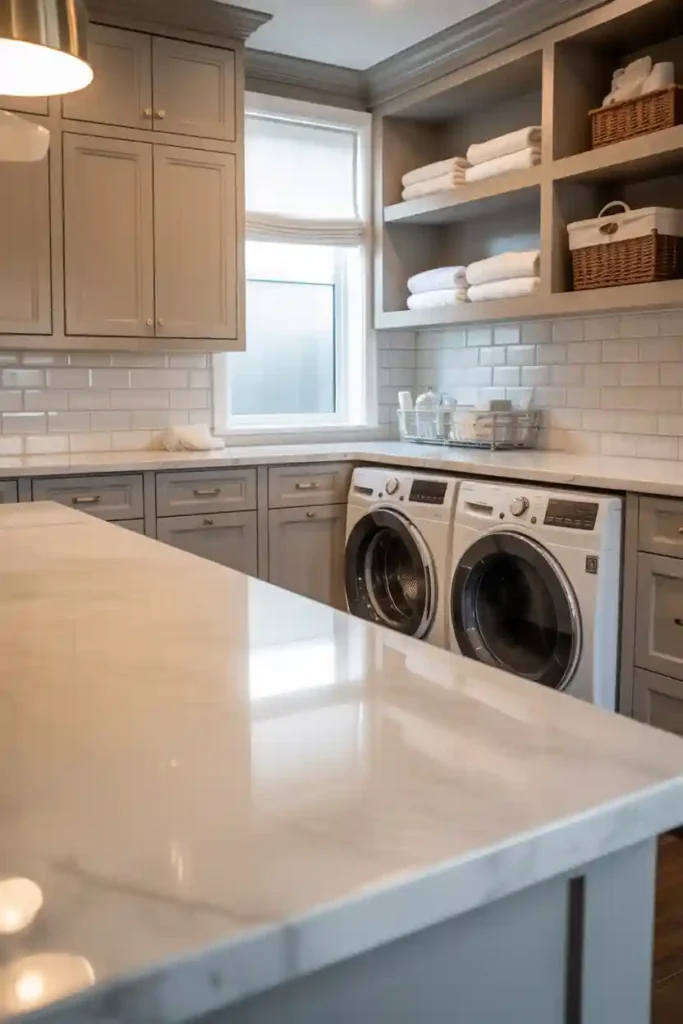 Sleek Quartz Countertops