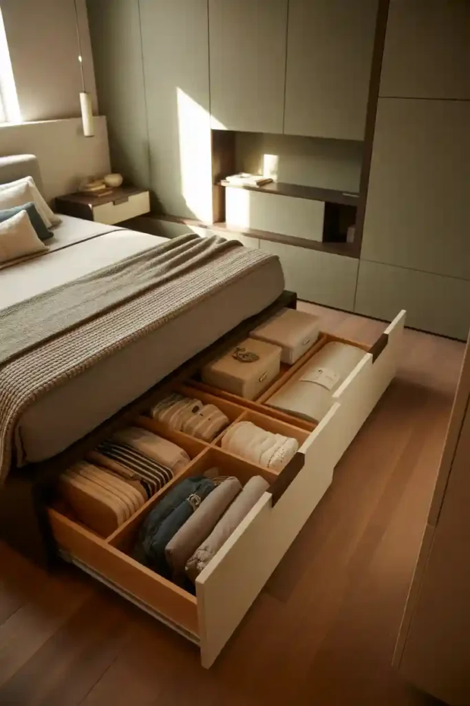 Utilize Under-Bed Storage