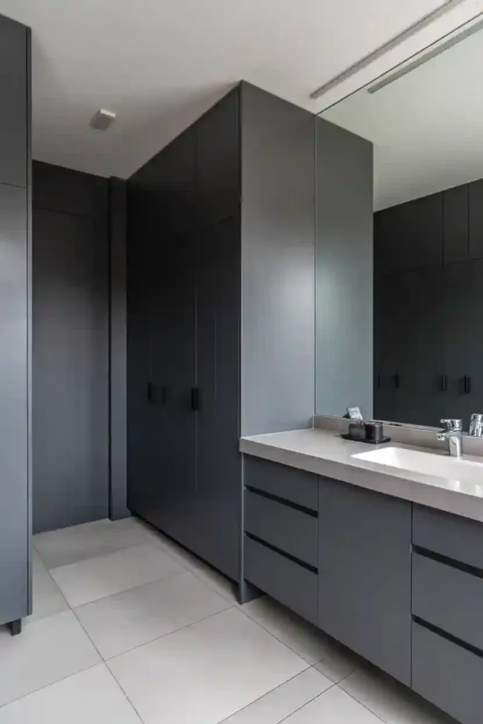 Charcoal and Light Gray