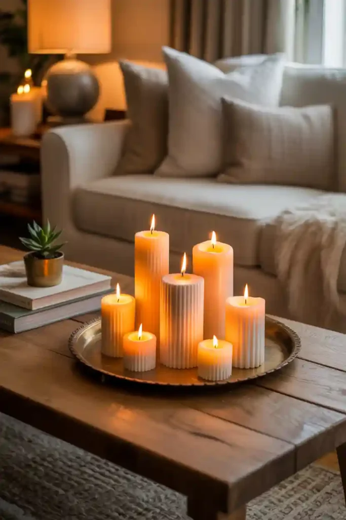 Layer Candles for Warmth