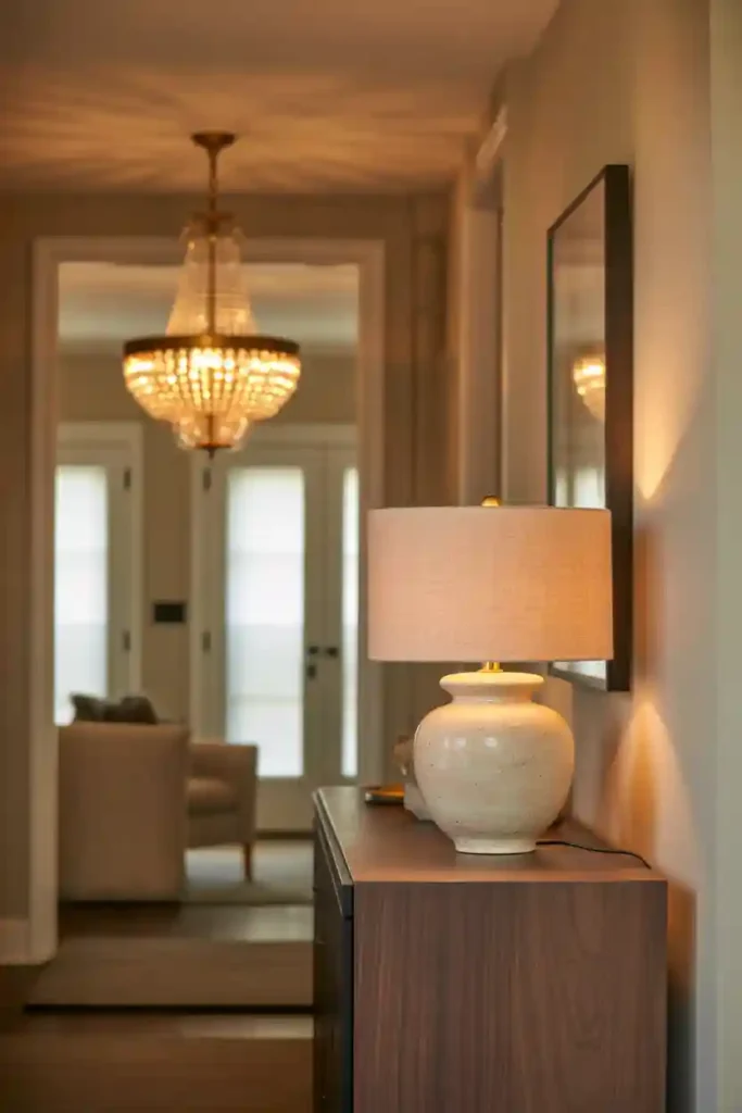 Layered Entryway Lighting Design