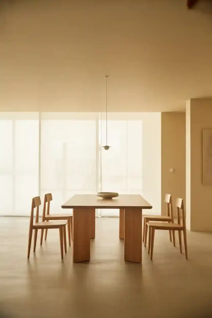 Minimalist Dining Spaces