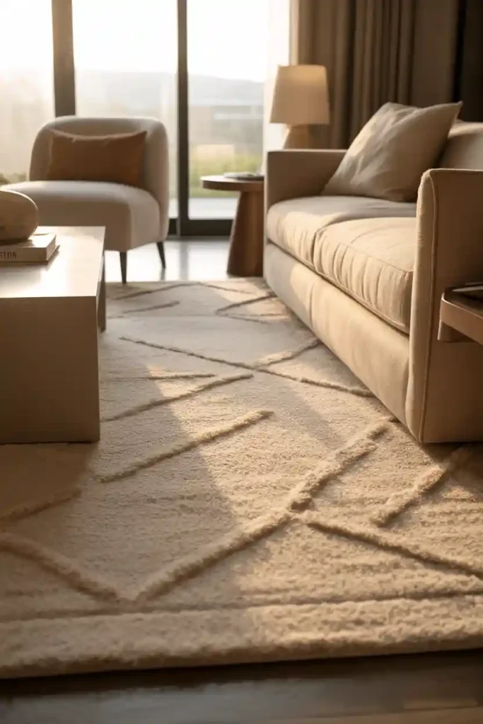 Neutral Textured Rug