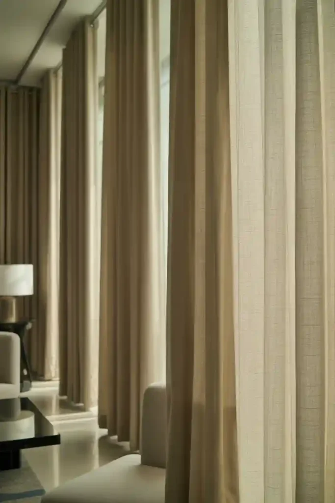 Use Neutral Curtains for Timeless Appeal