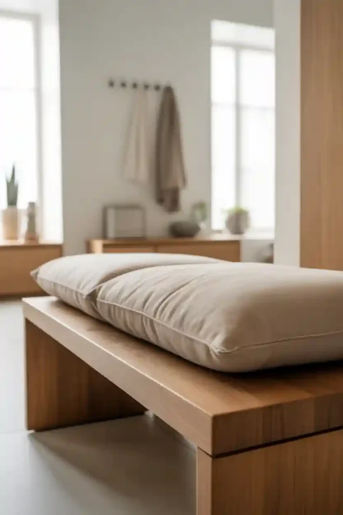 Bench with Hidden Storage