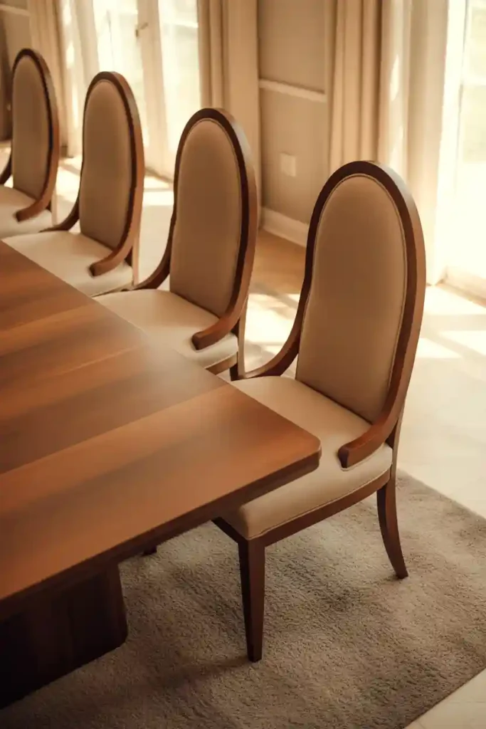 Curved Back Dining Chairs