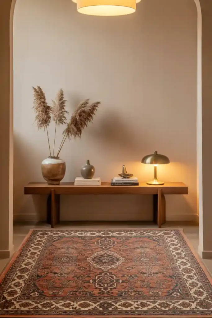Entryway Rug for Texture and Color