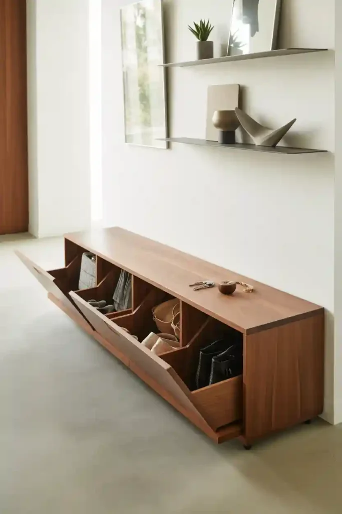 Hidden Storage Benches