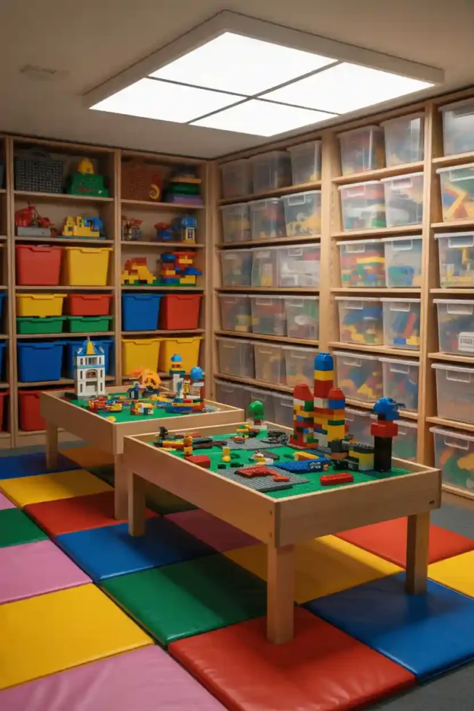 Lego and Building Zone Basement