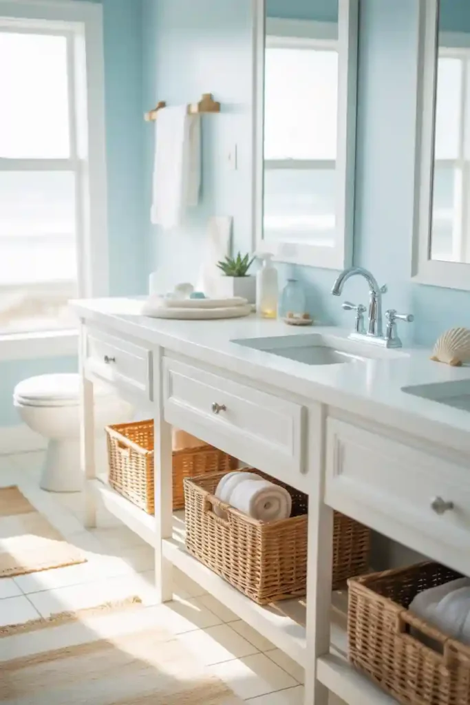 ight Blue and White Coastal Palette
