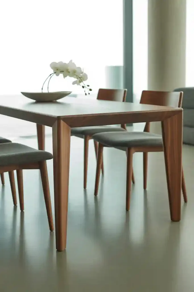 Modern Dining Table with Clean Lines