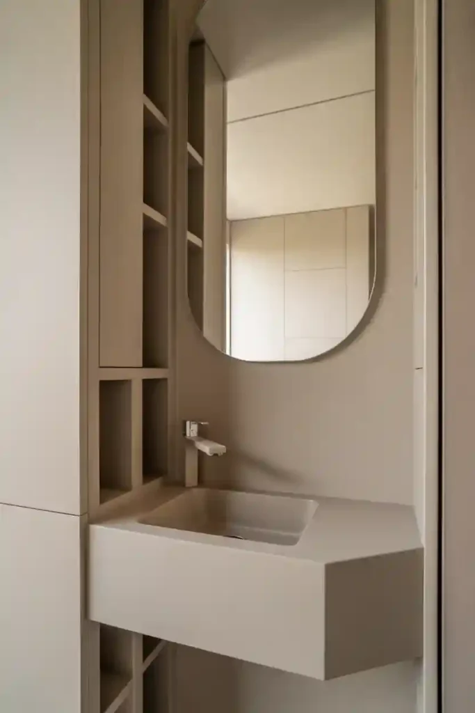 Opt for a Corner Sink or Vanity