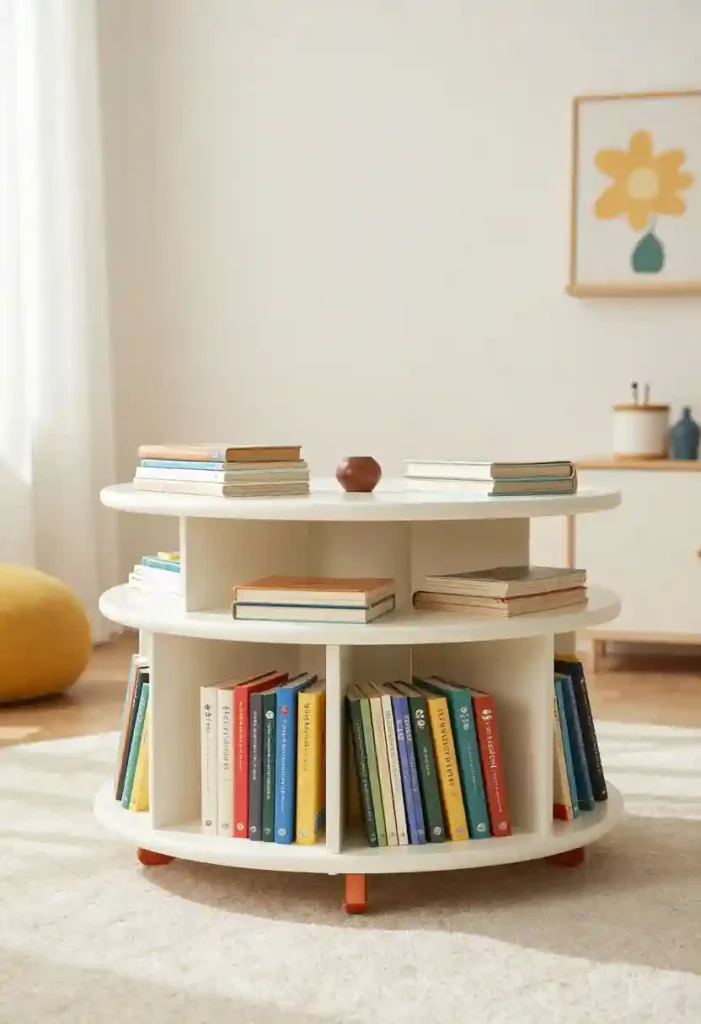 Rotating Bookshelves