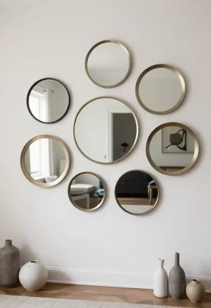 Round Mirror Gallery Wall
