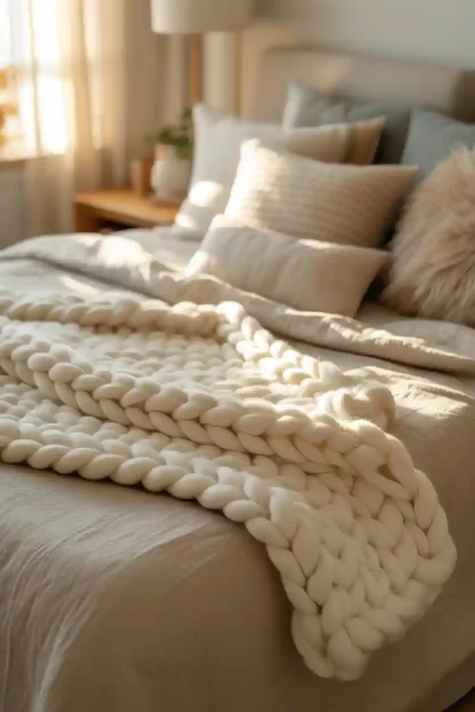 Textured Throw Blankets