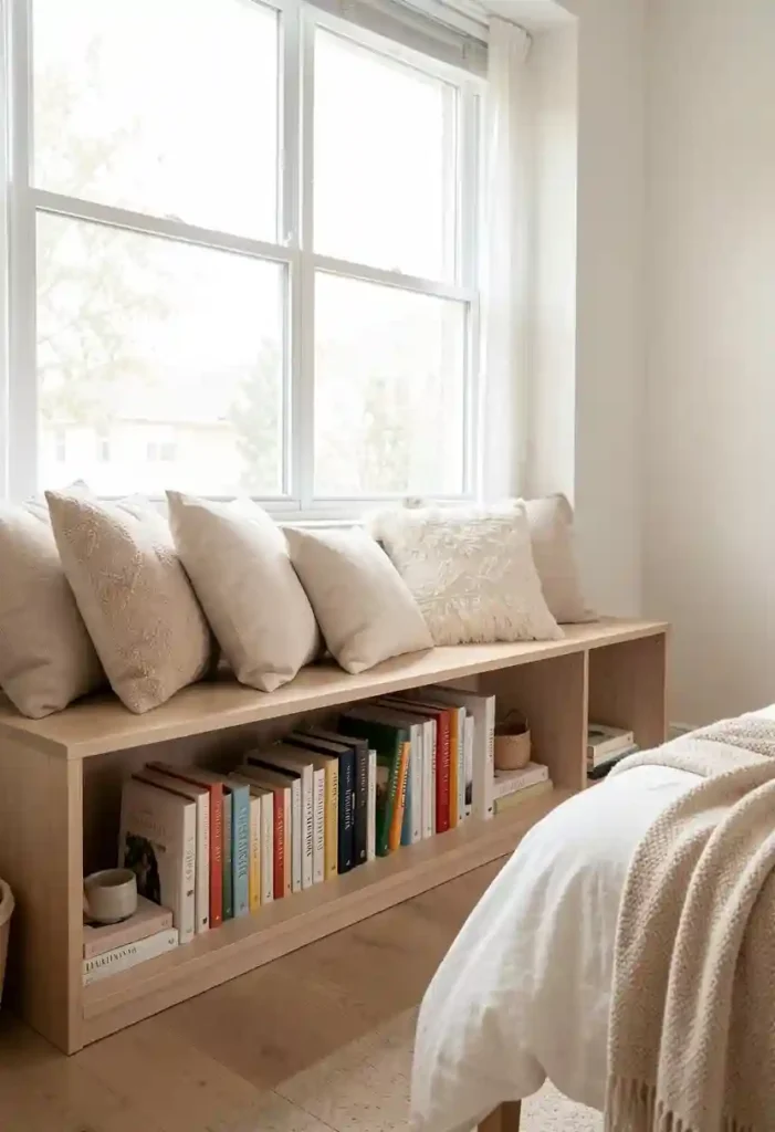 Under-Window Bookshelf