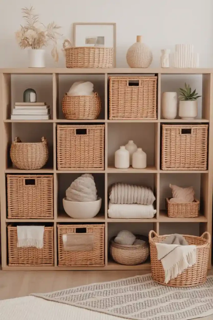  Use Baskets and Containers