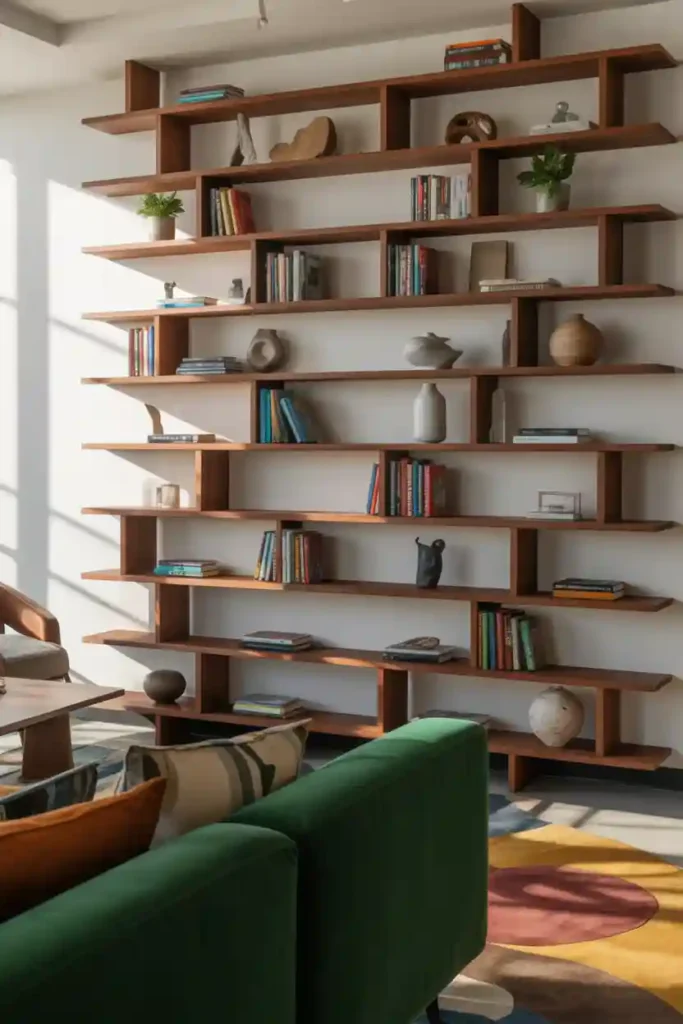 Asymmetrical Bookshelves