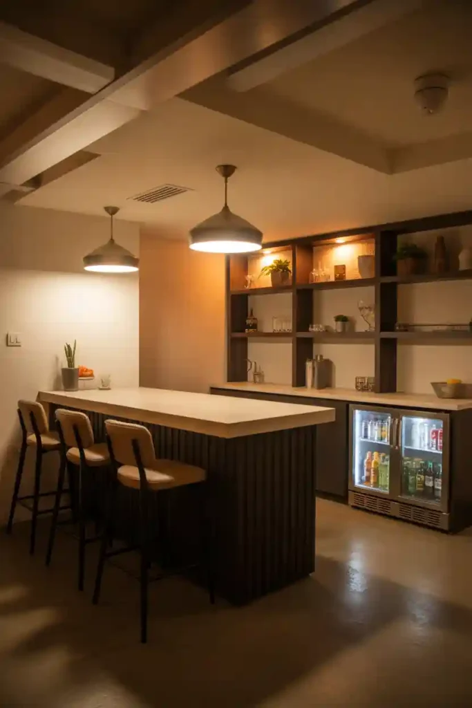 Basement Bar Area