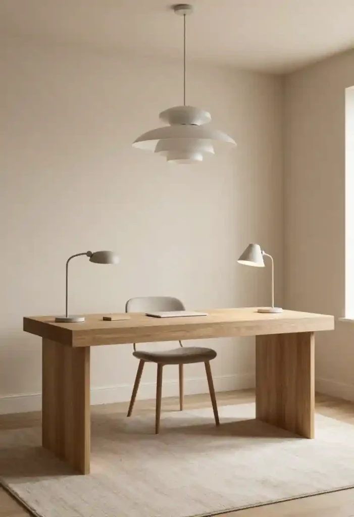 Calm Neutral Color Office