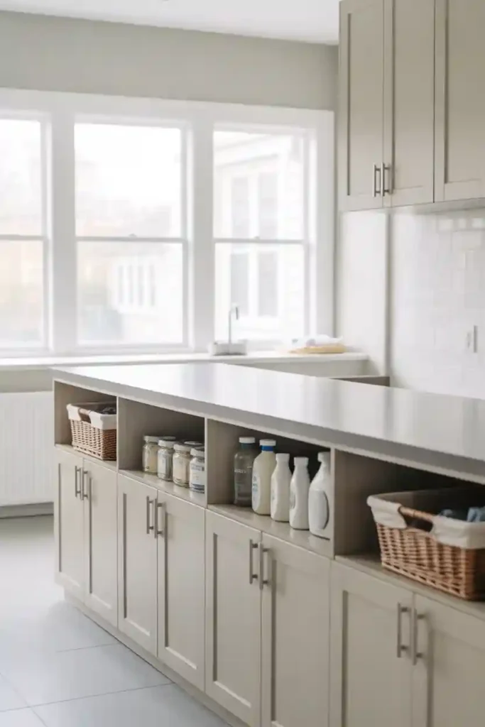 Folding Station with Storage