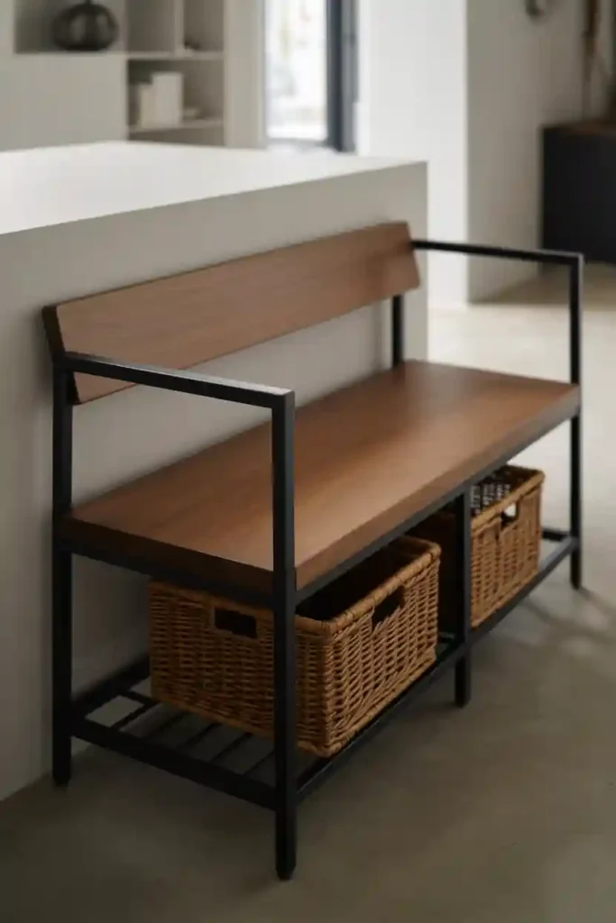 Industrial-Style Bench