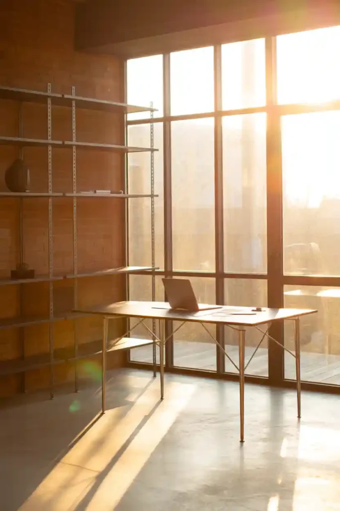 Industrial Sunroom Office