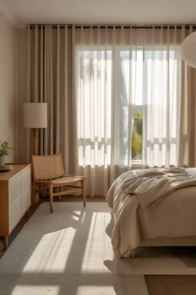 Sheer Curtains for Soft Light