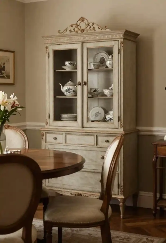 Vintage-Inspired China Cabinets