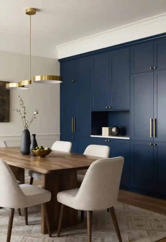 Bold Color Statement Cabinets