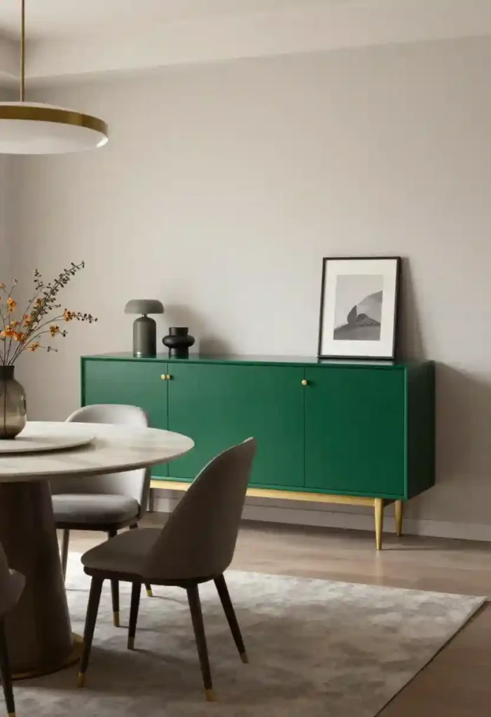 Bold Color Statement Sideboards