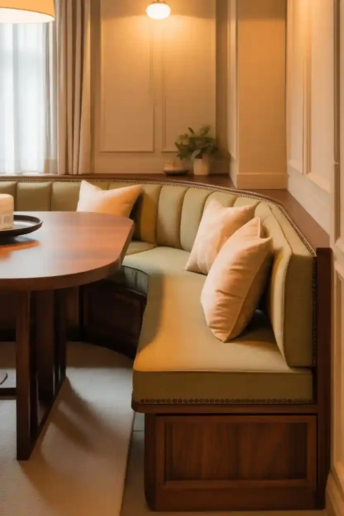 Corner Banquette with Storage