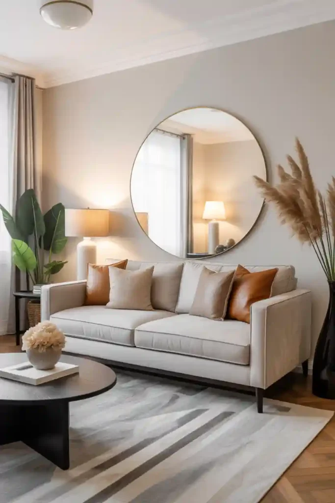 Incorporate Mirrors to Expand and Brighten