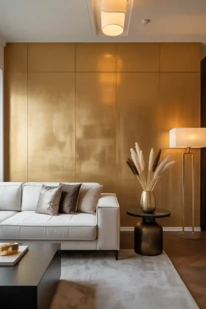 Metallic Accent Wall