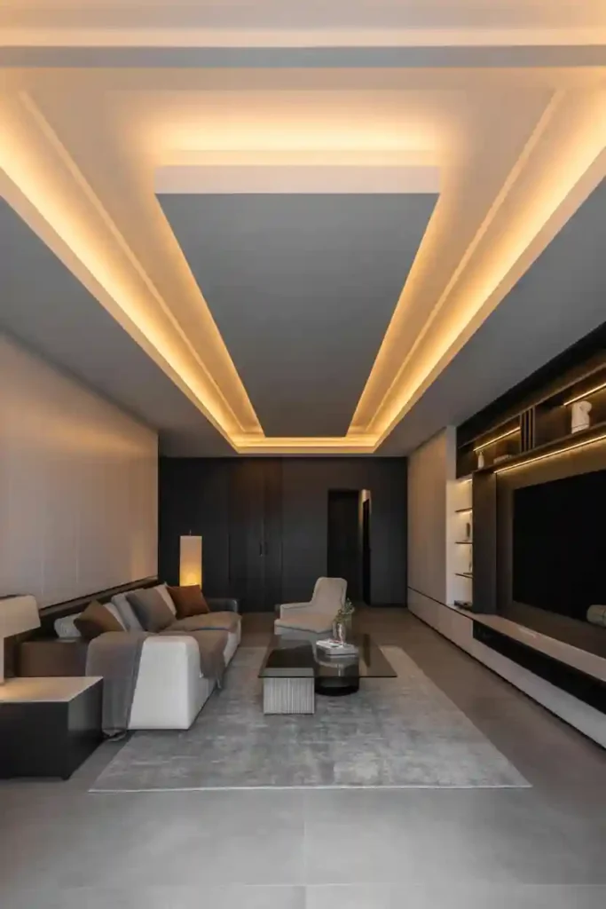 Tray Ceiling for Subtle Dimension